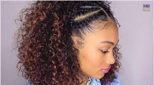 Top Braided Curly Crown Princess Hairstyle Natural Hair Styles Hair Styles Curly Hair Styles