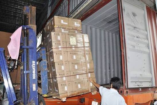 Quy trình đóng hàng vào container