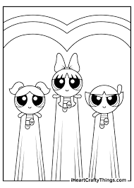 Coloring pages for girls shopkins will take you into the world of those immensely popular collectible toys. Powerpuff Girls Coloring Pages I Heart Crafty Things