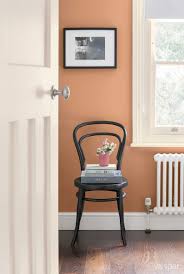 Add baking soda to your paint—i used a 1:1 proportion, but the consistency is really up to you—and stir. A Soft Valspar Terracotta This Shade Is Called Lush Peach Bedroom Paint Colors Master Bedroom Wall Colors Bedroom Color Schemes