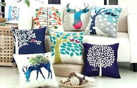 Home Goods Decorative Pillows Cushions On Sofa Creative Home Decor Printed Cushions