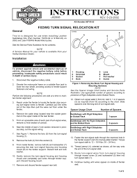 instructions harley manualzz com