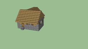 Number of villagers based on housing cat population iron golems. Minecraft Village House 3d Warehouse