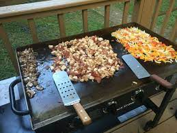 Pin By Tracy Wolfe Kennedy On What You Can Cook On A Griddle Outdoor Griddle Recipes Griddle Recipes Flat Top Grill