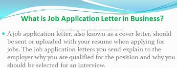 The last thing you want is for your letter to go to the wrong person (in which case it will probably be binned as no one likes receiving. What Is Job Application Letter Business Communication