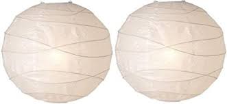 Maybe you would like to learn more about one of these? Ikea Regolit Set Of 2 Hanging Lights 45 Cm Diameter Paper Lamp 2 Amazon Co Uk Lighting