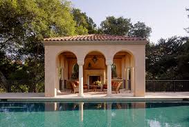 A new pool house gives you the space and flexibility to enjoy the things you value even more! Pool House Mediterran Pools San Francisco Von Alderson Construction Houzz