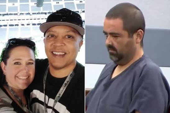 Man Allegedly Tucked Custody Papers Under Ex-Wife's Arm After Fatally  Shooting Her and Her New Husband at Grocery Store 📷: Gofundme; Fox5 Las  Vegas/YouTube