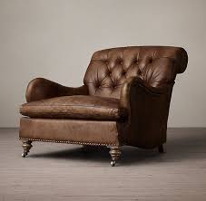 Carlton Leather Club Chair Mobilier De Salon Fauteuil Club Meubles En Cuir