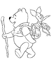 Winnie the pooh halloween trick or treat. Pooh And Piglet Coloring Pages Coloring Home