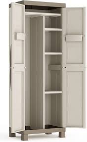 Armadio portascope da esterno in plastica. Keter Armadio Portascope Excellence Sabbia Kis Beige 65x45x182 Cm Poliuretano Amazon It Fai Da Te
