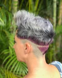 Zoe kravitz's super short trim. Edgy Gray Haircuts These Aren T The Gray Hairstyles Your Grandma Wore It S Rosy