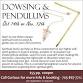 Dowsing & Pendulums event image