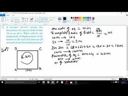 How To Calculate Magnitude Of Displacement Youtube