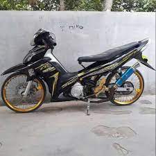 Modifikasi motor king warna hitam terbaru 2015 sukaon via. Striping Sticker Variasi Jupiter Z Robot 2010 2011 Spark Zr Hitam Kuning Shopee Indonesia