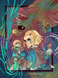 The Legend Of Zelda Breath Of The Wild Sequel Legend Of Zelda Breath Of The Wild Sequel Art Botw 2 Arcadechan Legend Of Zelda Legend Of Zelda Memes Zelda Art