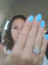 TIP when bleaching outside in cold weather. Heat up your shirt first. ...