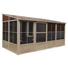 Question about round 5 corporation gazebo penguin 12x12 four season solarium. Gazebo Penguin Four Season Add A Room 16 Ft W X 10 Ft D Aluminum Gazebo Reviews Wayfair Around The House Add A Room Patio Gazebo Gazebo