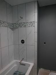 Porcelain Quot Carrara Marble Quot Look Alike Tile Bathrooms Forum Tile Tub Surround Marble Bathroom Designs Large Shower Tile
