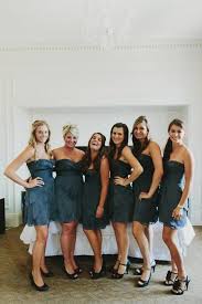 Prussian Blue Bridesmaids Bridesmaid Wedding San Francisco Fall Wedding Dresses