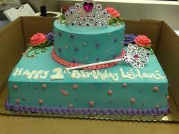 Calumet Bakery Princess Tiara And Wand On Half Sheet And 8 Round Cake Cupcake Cakes Sheet Cake Cake