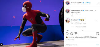 Tom holland is a precious bean who says croissant the right way and y'all need to stop being mean to him cuz it's getting really annoying smfh. Tom Holland Shares First Look Of Spider Man 3 Along With Mask Message Ani Bw Businessworld