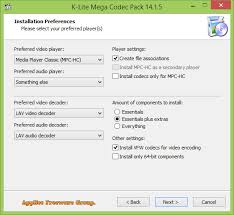 When your browser asks you what to do with the downloaded file, select save (your browser's wording may vary) and pick an appropriate folder. K Lite Codec Pack User Friendly Solution For Playing All Audio Video Files Appnee Freeware Group