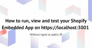 Shopify has a comprehensive library of apps that can provide additional functionality to your website, it may be the case that you can't find exactly what you need to provide the functionaility you require. Shopify Embedded App On Localhost Development Run View And Test