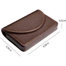 Pocket waterproof business id credit card wallet holder aluminum metal rfid casetop rated seller. Ocadux Leather Business Card Holder Case For Men Or Women Pocket Business Card Wallet Name Card Case Holder Walmart Canada