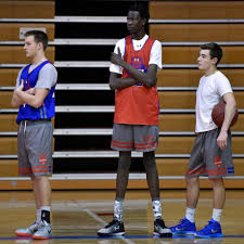 Boys start puberty around age 11 to 12 and end around 16 to. Manute Bol S 6 11 15 Year Old Son Bol Bol Drops Hoops Mixtape Gq