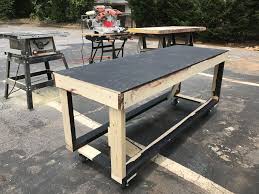 This Is How You Build A Rolling Table Or Gurney That Must Support The Weight Of An Actor Rolling Table Table Picnic Table