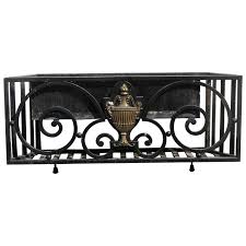 Check out our iron window box selection for the very best in unique or custom, handmade pieces from our planters & pots shops. 1920s Wrought Iron Window Exterior Flower Box With Georgian Urn Detail For Sale At 1stdibs