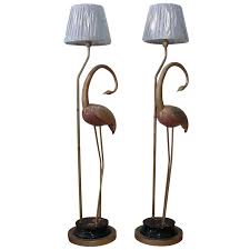 Stylized Flamingo Floor Lamps Pair Floor Lamp Shop Floor Lamps Novelty Lamp