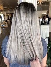 22 Best Ash Blonde Color Melts For Sleek Straight Hairstyles In 2018 Styleschannel Rakt Har Frisyrideer Harfarg Ombre