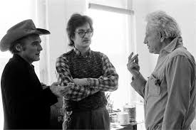 The American Friend 1977 Dennis Hopper Wim Wenders And Nicholas Ray C Corbi Nicholas Ray Dennis Hopper Cinema Art