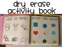 How To Make A Diy Dry Erase Activity Book For Toddlers And Preschoolers This Unique Learning Book Activity Books For Toddlers Book Activities Preschool Books