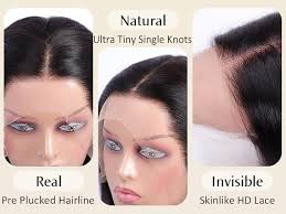 Amazon.com : Flady 12 inch Straight Bob Wig Human Hair 13x4 HD Frontal Lace  Wig Short Bob Wigs for Women Glueless Bob Lace Front Wigs Human Hair Pre  Plucked 150% Density Natural