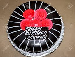 Cakedesignitalia.it è un portale dedicato all'arte del cake design. Delicious Sweet And Yummy Birthday Chocolate Cake With Cherry And Beautiful Cake Design Stock Photo Picture And Royalty Free Image Image 150454237
