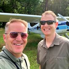 Instructor Steve Bevelhymer and orientee Jonathan Lewis were out