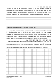 Subiecte Evaluarea Nationala 2018 Clasa A Vi A La Matematica Si Stiintele Naturii