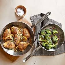 All Clad D5 Stainless Steel French Skillets Set Of 2 Cooking All Clad Food