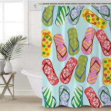 Whether you need a beach, coastal, tropical, ocean, or nautical themed shower curtain, beachfront decor. Shower Curtain Flip Flop Kinda Girl By Coastal Passion