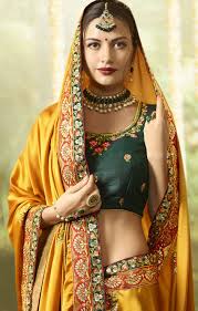 1525620 Mehendi Sangeet Reception Traditional Gold Green Color Satin Silk Silk Fabric Saree Traditional Outfits Indian Saree Dress India Traditional Dress
