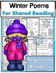 17 Winter Themed Sight Word Poems For Shared Reading For Beginning Readers Word Problems Task Cards Winter Word Problems Task Cards