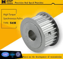 OEM ODM S8m Timing Belt and Pulley with Stainless Steel Aluminum Alloy