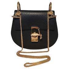 Check spelling or type a new query. Nwot Chloe Mini Drew Black Leather Saddle Bag For Sale At 1stdibs