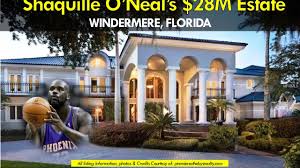 Born march 6, 1972), known commonly as shaq (/ ʃ æ k / shak), is an american former professional basketball player who is a sports analyst on the television program inside the nba. Shaquille O Neal S 28m Estate 9927 Giffin Crescent Windermere Florida Celebrity Homes 2018 Youtube