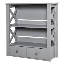 Maybe you would like to learn more about one of these? Grey Kleankin Wall Mount Bathroom Storage Rack With Open Shelves And Drawer Wooden Cabinet Organizer For Bathroom Home Kitchen Bathroom Shelves Fcteutonia05 De