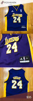 Black And Yellow Lakers Jersey For Toddlers Kobe Bryant 24 Lakers Toddler Jersey Size 2t Adidas Authentic Nba Kobe Bryant 24 Los Angeles Lakers Toddler Jersey Toddler Jerseys Kobe Bryant 24 Kobe Bryant