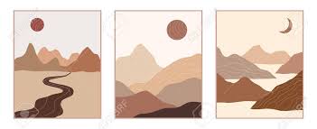 Ten contemporary designers to collect today. Vector Abstract Contemporary Aesthetic Set Of Backgrounds Landscapes Royalty Free Cliparts Vectors And Stock Illustration Image 152025984